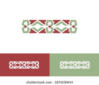 Traditional middle eastern Sadu Vector design
