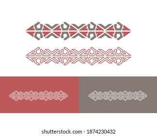 Traditional middle eastern Sadu Vector design