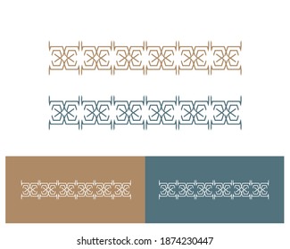 Traditional middle eastern Sadu Vector design