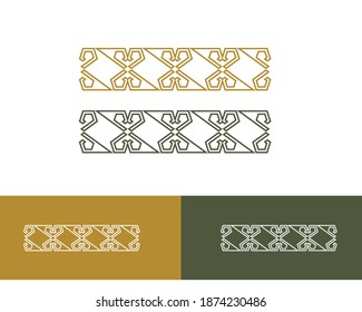 Traditional middle eastern Sadu Vector design