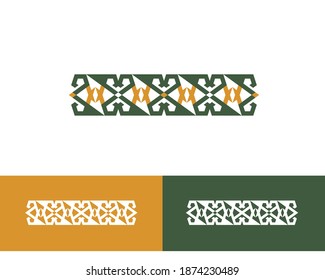 Traditional middle eastern Sadu Vector design