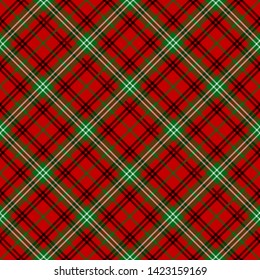 The Traditional Modern Tartan of the Scottish Clan Morrison. Seamless pattern for fabric, kilts, skirts, plaids. Diagonal cell