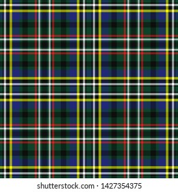 The Traditional Modern Tartan of the Scottish Clan Scott Brown. Seamless pattern for fabric, kilts, skirts, plaids