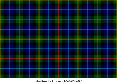 The Traditional Modern Tartan of the Scottish Clan Smith. Seamless rectangle pattern for fabric, kilts, skirts, plaids