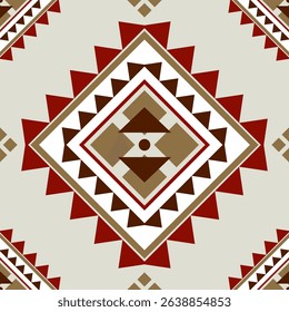Traditional Motif Tribal Monogram Of Geometric Style Embroidery Handicraft Chevron Pattern with Red Brown White on Celadon Green Background. Ethnic Civitas Exquisite Detailed for Apparel Mattress Bag