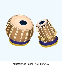 A Traditional Musical Instrument Illustration Vector