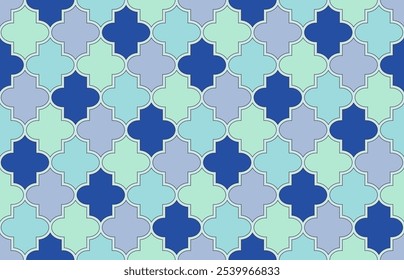 Fondo tradicional de linterna musulmana. Diseño de ventana de mezquita. Patrón marroquí sin fisuras. Elegante patrón marroquí sin fisuras. Mosaico persa de Mubarak. Patrón de Ramadán Kareem Noble. 1001 Noche Arabesque.