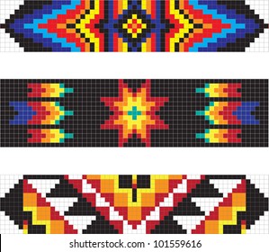 Traditional native American pattern, vector illustration