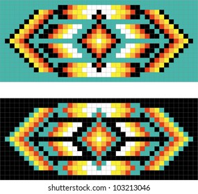 Traditional native American patterns, vector illustration