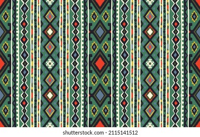 Traditional Navajo ornate portuguese decorative color tiles azulejos. Abstract background. Vector hand drawn illustration, typical portuguese tiles, Ceramic tiles. Seamless pattern.