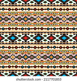Traditional Navajo ornate portuguese decorative color tiles azulejos. Abstract background. Vector hand drawn illustration, typical portuguese tiles, Ceramic tiles. Seamless pattern.