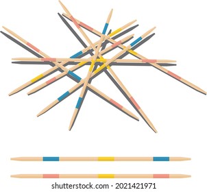 Traditional Nostalgic Pick Up Stick Game