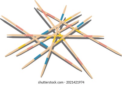 Traditional Nostalgic Pick Up Stick Game