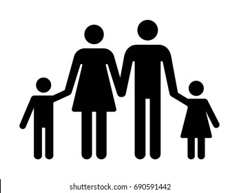 1,858 Nuclear family Images, Stock Photos & Vectors | Shutterstock