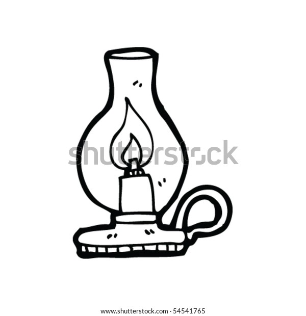 Traditional Oil Lamp Stock Vector (Royalty Free) 54541765