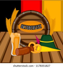 Traditional oktoberfest concept image