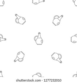 Traditional olive oil bottle icon. Outline illustration of traditional olive oil bottle vector icon for web design isolated on white background