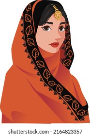 Traditional Omani Girl - Arab Girl-Girl-character vector