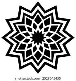 traditional oriental Arabic Islamic pattern decorated with ornament background