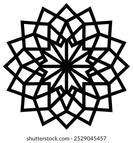 traditional oriental Arabic Islamic pattern decorated with ornament background