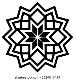 traditional oriental Arabic Islamic pattern decorated with ornament background