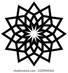 traditional oriental Arabic Islamic pattern decorated with ornament background