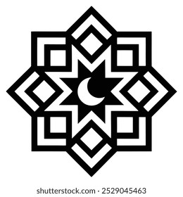 traditional oriental Arabic Islamic pattern decorated with ornament background