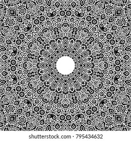 Traditional, oriental, decorative background for logos, titles, invitations. Mandala background.