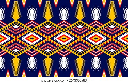 Traditional oriental ethnic geometric pattern design for background, carpet, wallpaper, clothing, wrap, batik, fabric, embroidery, illustration, vector, beautiful.