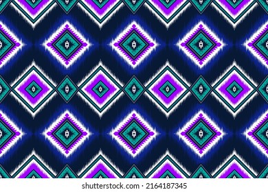 traditional oriental ethnic geometric pattern pattern Design For Background Carpet Wallpaper Clothes Wrap Cloth Embroidery Style Vector Illustration Seamless