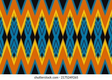 traditional oriental ethnic geometric pattern design ikat for background curtain silk tablecloth tile home wall decoration rug wallpaper clothing wrap batik fabric embroidery style vector illustratio