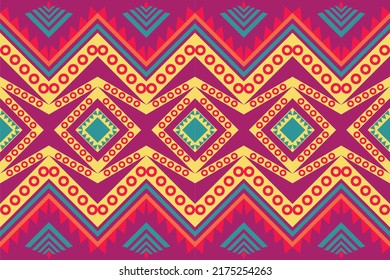 traditional oriental ethnic geometric pattern design for background curtain silk tablecloth tile home wall decoration rug wallpaper clothing wrap batik fabric embroidery style vector illustration