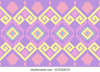 traditional oriental ethnic geometric pattern design for background curtain silk tablecloth tile home wall decoration rug wallpaper clothing wrap batik fabric embroidery style vector illustration