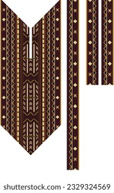Traditional oriental Ethnic geometric patterns, embroidery designs, floral necklaces for men, fashion, backgrounds, wallpapers, clothes and wraps.