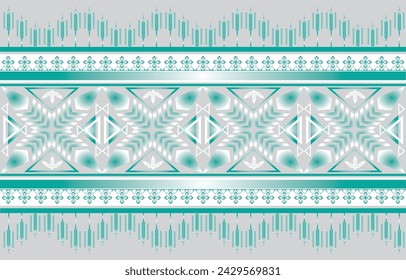 Traditional Oriental ethnic seamless pattern backdrop design for carpet, wallpaper, apparel, wrapping, batik, fabric, and vector illustration embroidery style