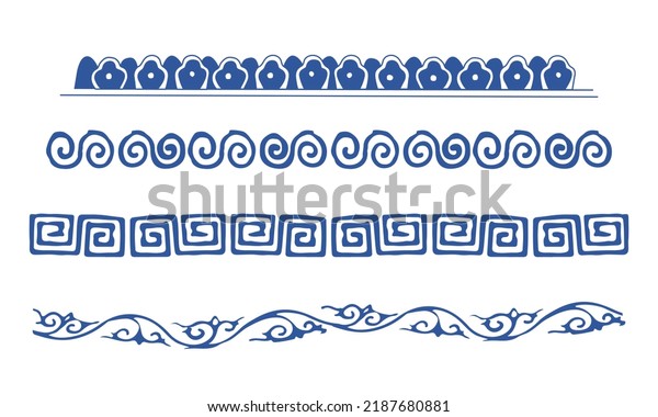 Traditional oriental repetitive ornaments;\
vector seamless\
ornament
