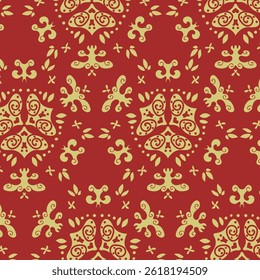 Ornamento tradicional o fondo de patrón de batik