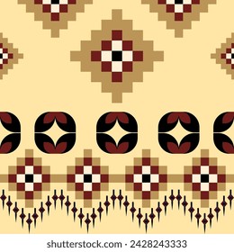 Traditional ornament ethnic geometric ethnic fabric pattern design for textiles, rugs, wallpaper, clothing, sarong, scarf, batik, wrap, embroidery, print, curtain, carpet, wallpaper, wrapping, Batik