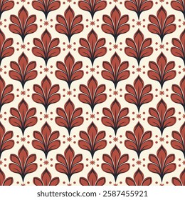Traditional Ornamental Seamless Pattern with Vintage Appeal