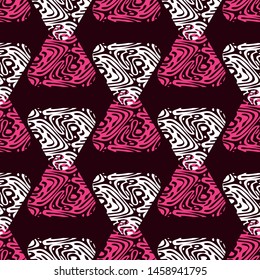 Traditional ornate  decorative tiles . Abstract background. Vector hand drawn illustration , complex pattern