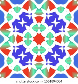 Traditional ornate mexican talavera. Graphic design. Vector seamless pattern elements. Red abstract background for web backdrop, print, pillows, surface texture, wallpaper, towels.