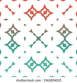 Traditional ornate mexican talavera. Kitchen design. Vector seamless pattern arabesque. Red abstract background for web backdrop, print, pillows, surface texture, wallpaper, towels.