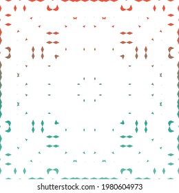 Traditional ornate mexican talavera. Kitchen design. Vector seamless pattern arabesque. Red abstract background for web backdrop, print, pillows, surface texture, wallpaper, towels.