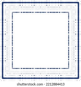 Traditional ornate portuguese azulejo. Creative design. Vector seamless pattern concept. Blue abstract background for web backdrop, print, pillows, surface texture, wallpaper, towels.