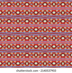 Traditional ornate portuguese decorative color tiles azulejos. Abstract background. Vector hand drawn illustration, typical portuguese tiles, Ceramic tiles. Seamless pattern.