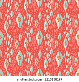 Traditional ornate portuguese decorative color tiles azulejos. Abstract background. Vector hand drawn illustration, typical portuguese tiles, Ceramic tiles. Seamless pattern.