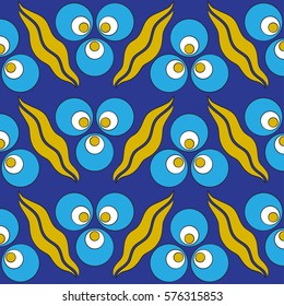 Traditional Ottoman Cintemani Seamless Pattern