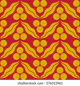 Traditional Ottoman Cintemani Seamless Pattern