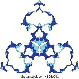 Traditional ottoman tile design