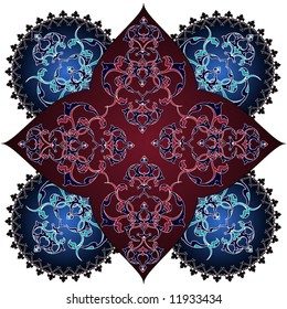Traditional ottoman turkey turkish vintage tile design